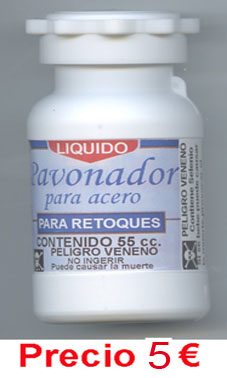 LÍQUIDO PAVONADOR EN FRÍO 